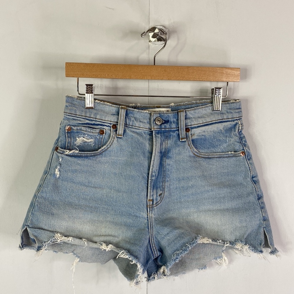 A&F The Cutoff Short High Rise Jean Shorts
